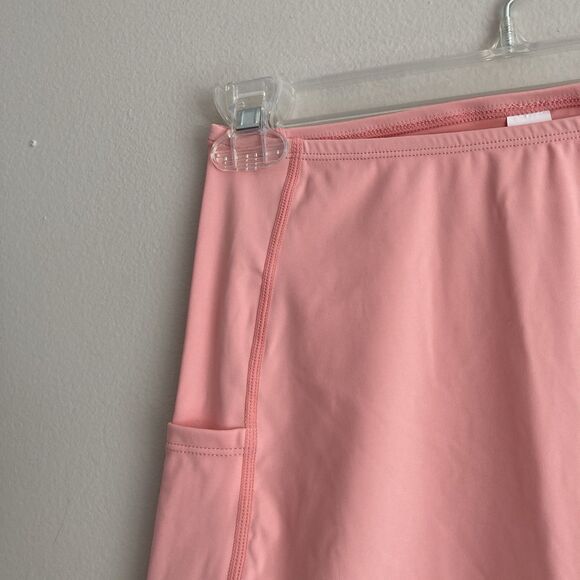 Halara Biker Shorts Womens Small Pink Side Pocket 3” Yoga Gym Running Workout - Picture 2 of 8